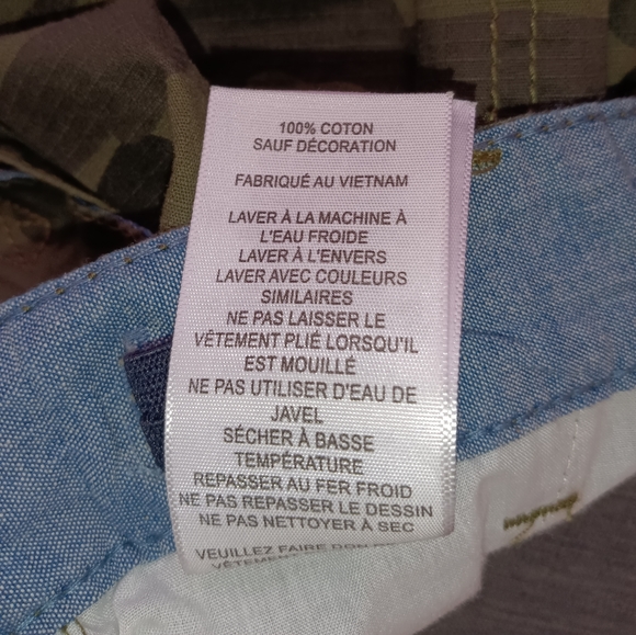 🆕 Levi's | Camouflage Relaxed Fit Cargo Shorts Boys Size 8 Waist 24 Adjustable - Picture 7 of 15